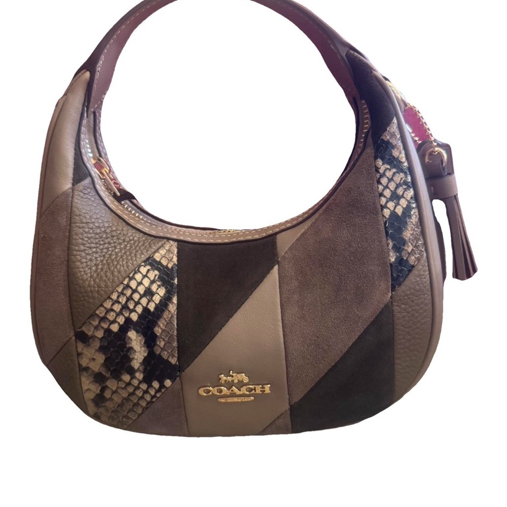 Coach Multi-Tone Patchwork Hobo Bag